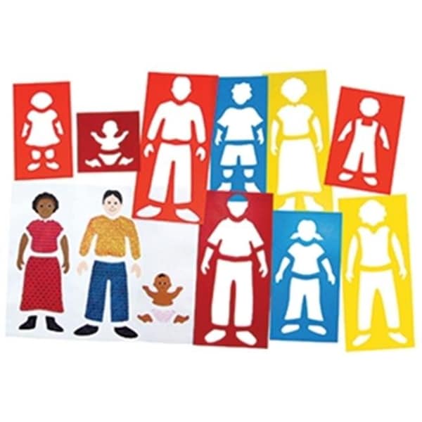 Easy-To-Organize Inc. Fabulous Family Portrait Stencils EA278526 - main